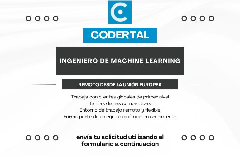 ingeniero de machine learning remoto desde la union europea
